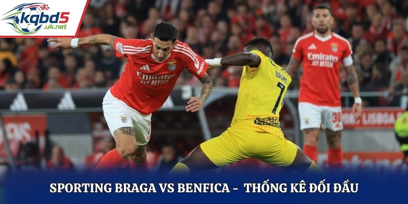 Soi kèo Sporting Braga vs Benfica qua lịch sử đối đầu